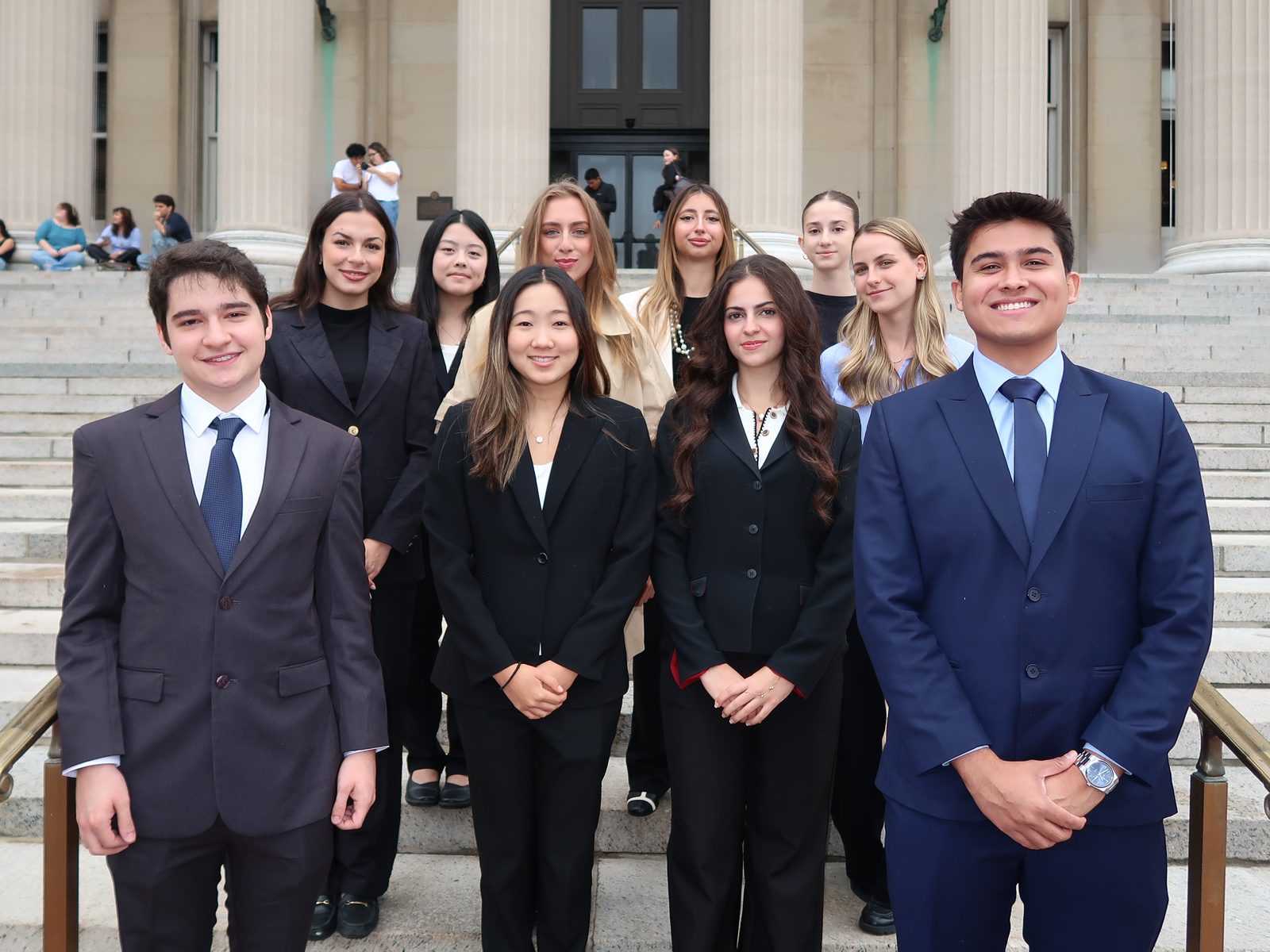 Financial Planning Division analysts, Fall 2026, on the steps of Low Library