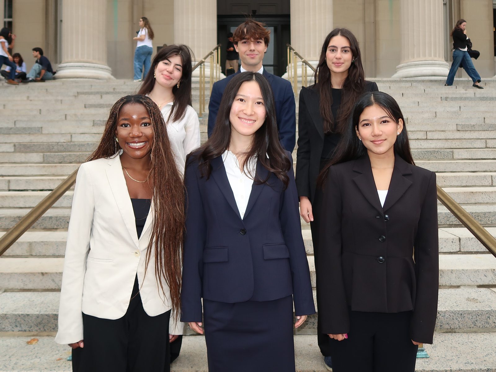 Private Banking Division analysts, Fall 2026, on the steps of Low Library